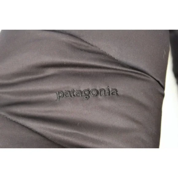 Patagonia Downtown Jacket Hooded Puffer Black Down Coat Womens Size Large H14287 - Picture 13 of 15